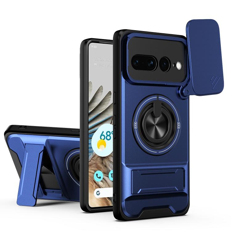 Lens Sliding Window Multifunctional Magnetic Shockproof Phone Case, For Google Pixel 11 / 11 Pro, For Google Pixel 10a, For Google Pixel 9a, For Google Pixel 9 Pro XL 5G, For Google Pixel 9, For Google Pixel 8a, For Google Pixel 8 Pro, For Google Pixel...