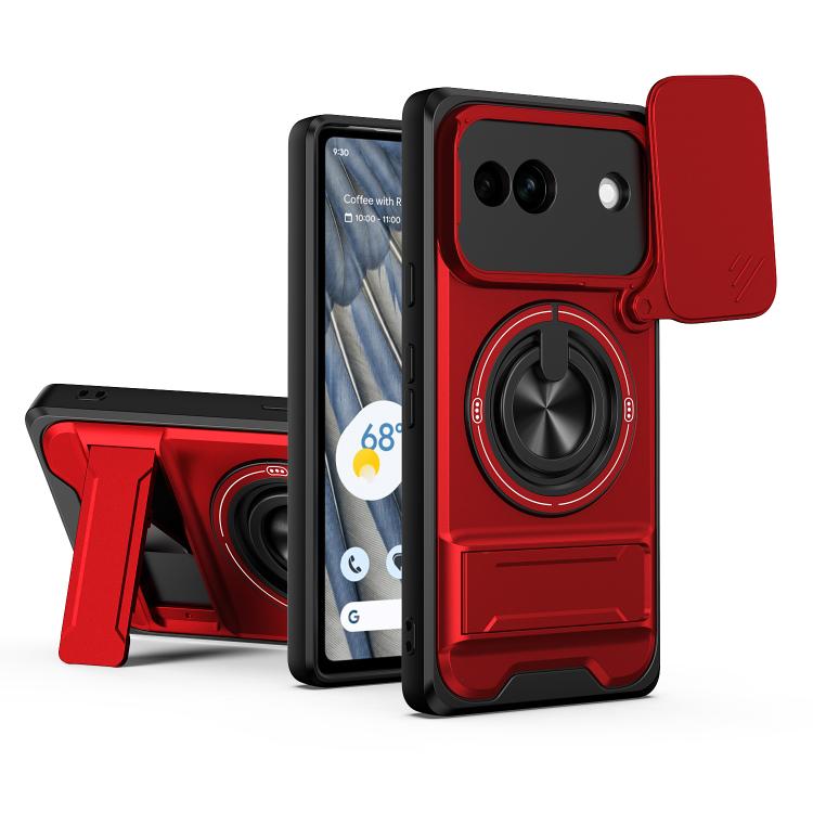 Lens Sliding Window Multifunctional Magnetic Shockproof Phone Case, For Google Pixel 11 / 11 Pro, For Google Pixel 10a, For Google Pixel 9a, For Google Pixel 9 Pro XL 5G, For Google Pixel 9, For Google Pixel 8a, For Google Pixel 8 Pro, For Google Pixel...