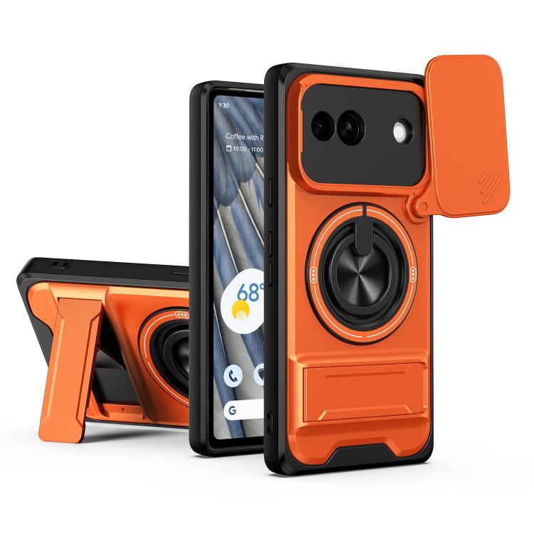 Lens Sliding Window Multifunctional Magnetic Shockproof Phone Case, For Google Pixel 11 / 11 Pro, For Google Pixel 10a, For Google Pixel 9a, For Google Pixel 9 Pro XL 5G, For Google Pixel 9, For Google Pixel 8a, For Google Pixel 8 Pro, For Google Pixel...