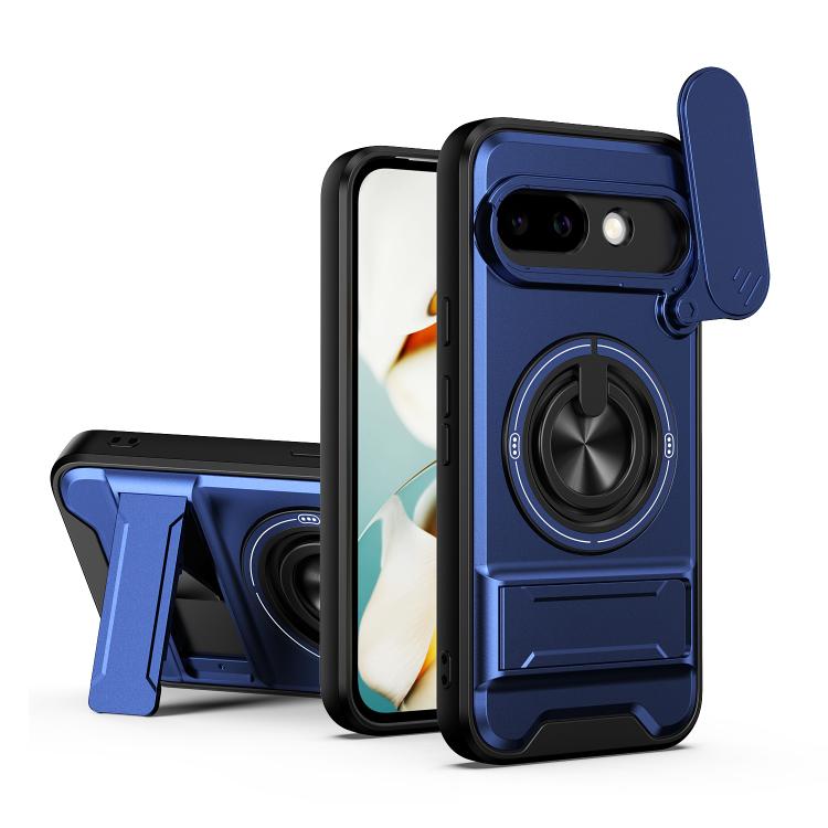 Lens Sliding Window Multifunctional Magnetic Shockproof Phone Case, For Google Pixel 11 / 11 Pro, For Google Pixel 10a, For Google Pixel 9a, For Google Pixel 9 Pro XL 5G, For Google Pixel 9, For Google Pixel 8a, For Google Pixel 8 Pro, For Google Pixel...
