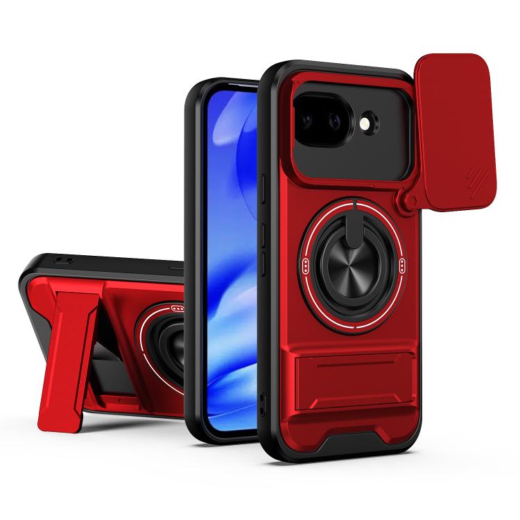 Lens Sliding Window Multifunctional Magnetic Shockproof Phone Case, For Google Pixel 11 / 11 Pro, For Google Pixel 10a, For Google Pixel 9a, For Google Pixel 9 Pro XL 5G, For Google Pixel 9, For Google Pixel 8a, For Google Pixel 8 Pro, For Google Pixel...