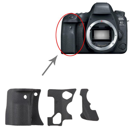 OEM Rubber Shell Decorative Leather Three Pieces Set, For Canon EOS 6D Mark II, For Canon EOS 5D Mark IV