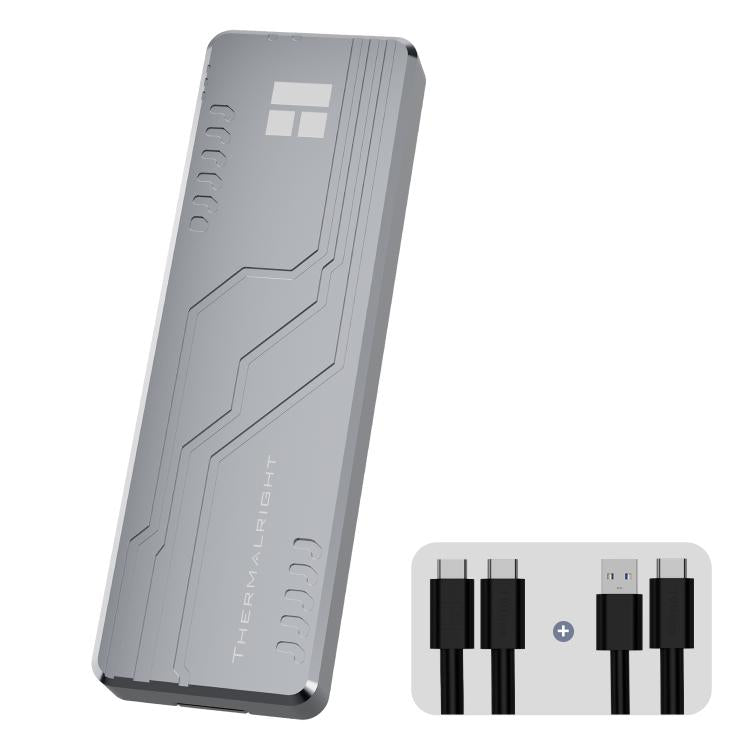THERMALRIGHT HR-EB109 M.2 NVMe SSD Enclosure with USB to Type-C Cable & Type-C to Type-C Cable, EB109 A-C & C-C Cable