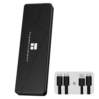 THERMALRIGHT HR-EB115 M.2 NVMe SSD Enclosure with USB to Type-C Cable & Type-C to Type-C Cable, EB115 A-C & C-C Cable