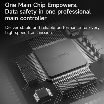 THERMALRIGHT HR-EB115 M.2 NVMe SSD Enclosure with USB to Type-C Cable & Type-C to Type-C Cable, EB115 A-C & C-C Cable