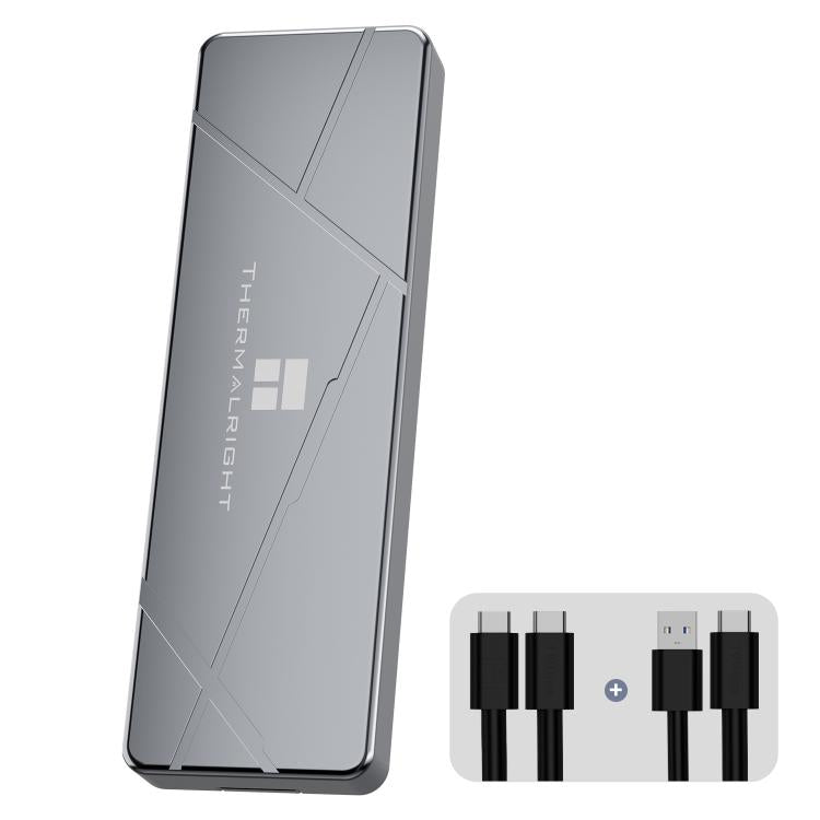 THERMALRIGHT HR-EB115 M.2 NVMe SSD Enclosure with USB to Type-C Cable & Type-C to Type-C Cable, EB115 A-C & C-C Cable