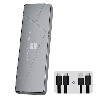 THERMALRIGHT HR-EB115 M.2 NVMe SSD Enclosure with USB to Type-C Cable & Type-C to Type-C Cable, EB115 A-C & C-C Cable