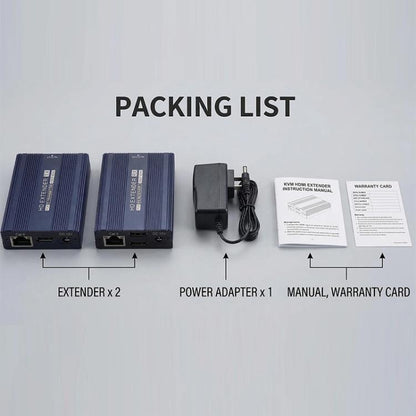 ET1815KVM 150m 1080P 60Hz HDMI Extender with Cat6 / RJ45 / KVM Port, US Plug, EU Plug, AU Plug, UK Plug