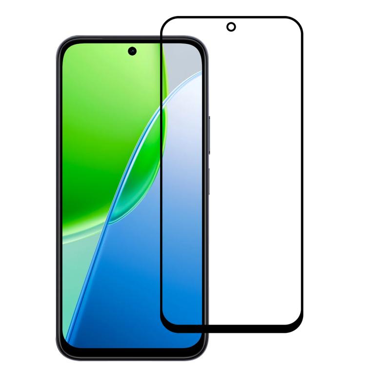 High Aluminum Full Screen Silk Printing Tempered Glass Film, For vivo Y6t 5G / Y6 5G, For vivo T5 4G, For vivo Y27 5G / 4G 2023