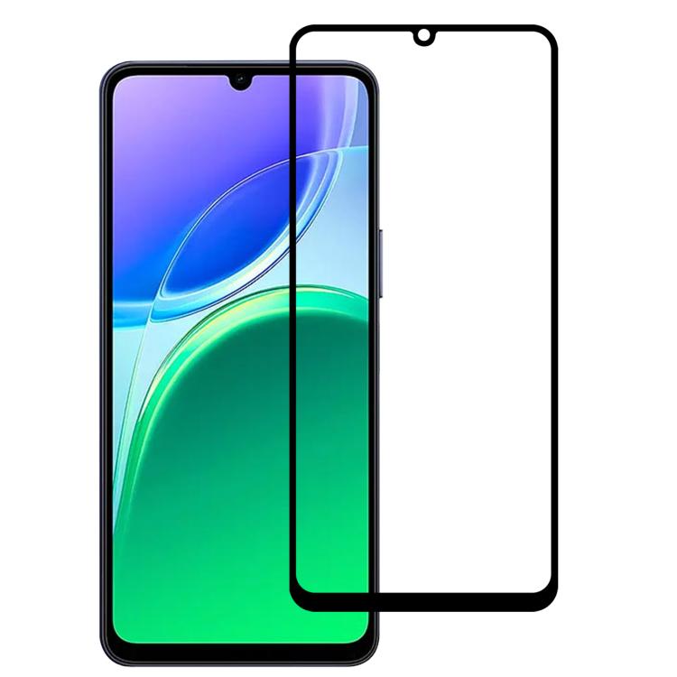 High Aluminum Full Screen Silk Printing Tempered Glass Film, For vivo Y6t 5G / Y6 5G, For vivo T5 4G, For vivo Y27 5G / 4G 2023