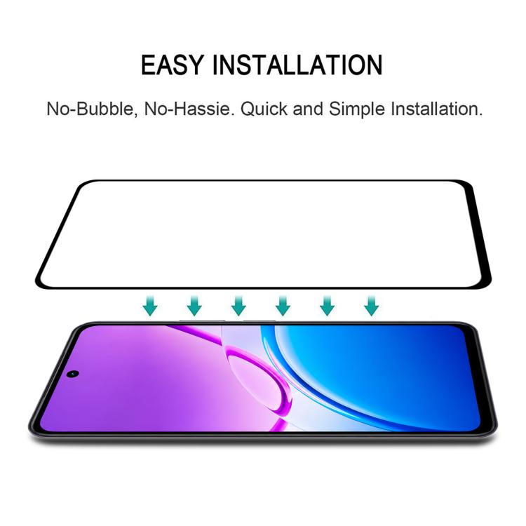 High Aluminum Full Screen Silk Printing Tempered Glass Film, For vivo Y31s 5G 2026, For vivo Y6t 5G / Y6 5G, For vivo T5 4G, For vivo Y27 5G / 4G 2023