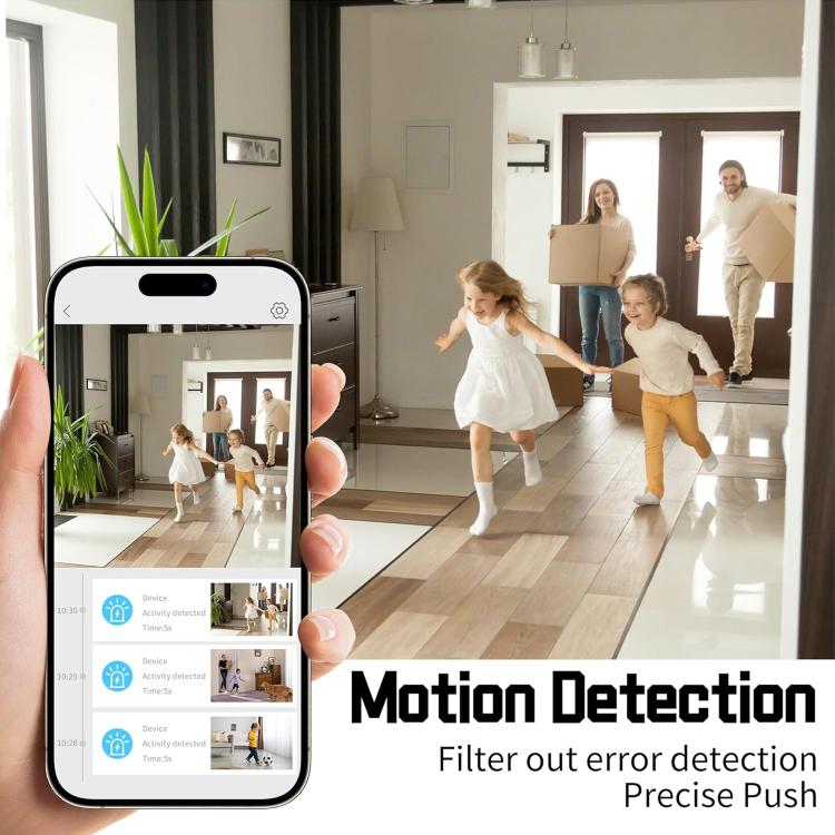 B01 Home HD Smart WiFi Camera, Supports Night Vision and Motion Detection, B01