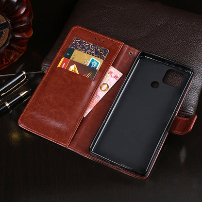 idewei Crazy Horse Texture Horizontal Flip Leather Case with Holder & Card Slots & Wallet, For OPPO Realme V3, For OPPO Realme V5 5G, For OPPO Realme X7, For OPPO Realme X7 Pro