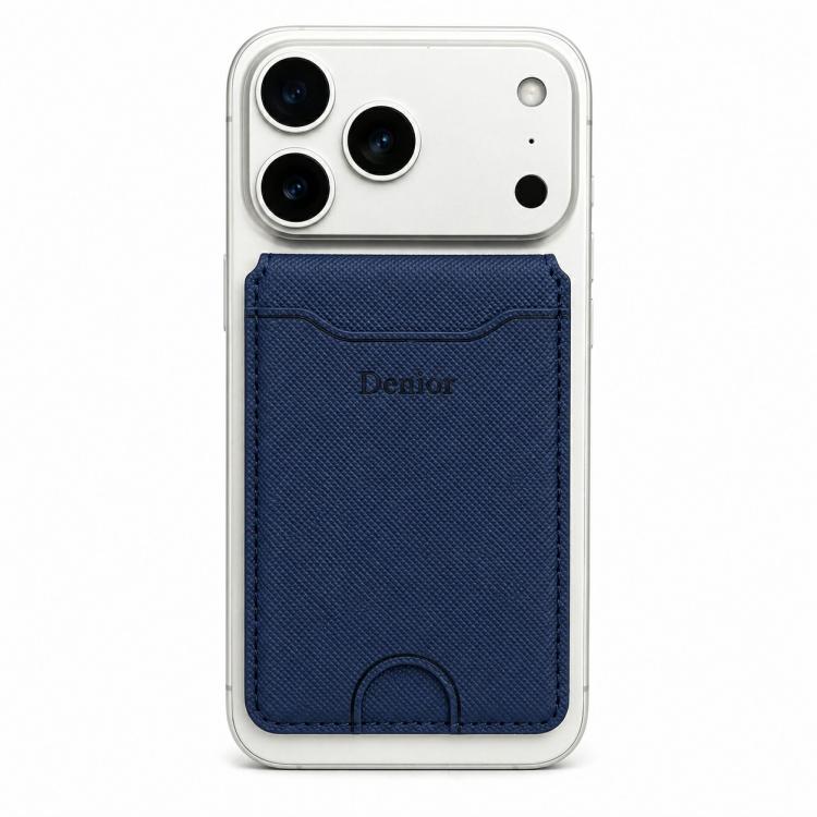 Denior V27 Vegan Leather Texture Magnetic Card Holder