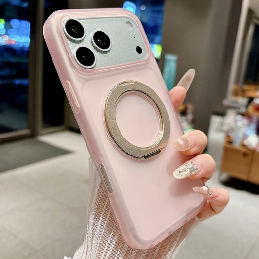 Skin Feel 360 Degrees Rotating Holder PC Hybrid TPU Magnetic Phone Case, For iPhone 18 Pro, For iPhone 18 Pro Max, For iPhone 17 Pro Max, For iPhone 17 Pro, For iPhone 17, For iPhone 16 Pro Max, For iPhone 16 Pro, For iPhone 16 Plus, For iPhone 16     ...