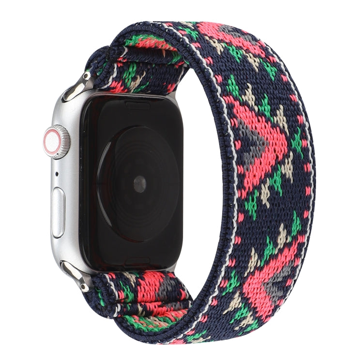 Nylon Replacement Strap Watchband, For Apple Watch Series 7  41mm / & 6 & SE & 5 & 4 40mm, For Apple Watch Series  7  45mm / & 6 & SE & 5 & 4 44mm