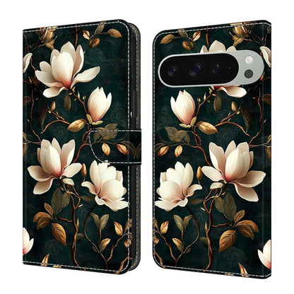 Crystal-Like Painted Vegan Leather Phone Case, For Google Pixel 10a, For Google Pixel 10 Pro XL, For Google Pixel 10