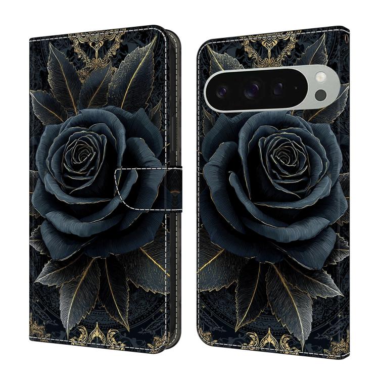 Crystal-Like Painted Vegan Leather Phone Case, For Google Pixel 10a, For Google Pixel 10 Pro XL, For Google Pixel 10