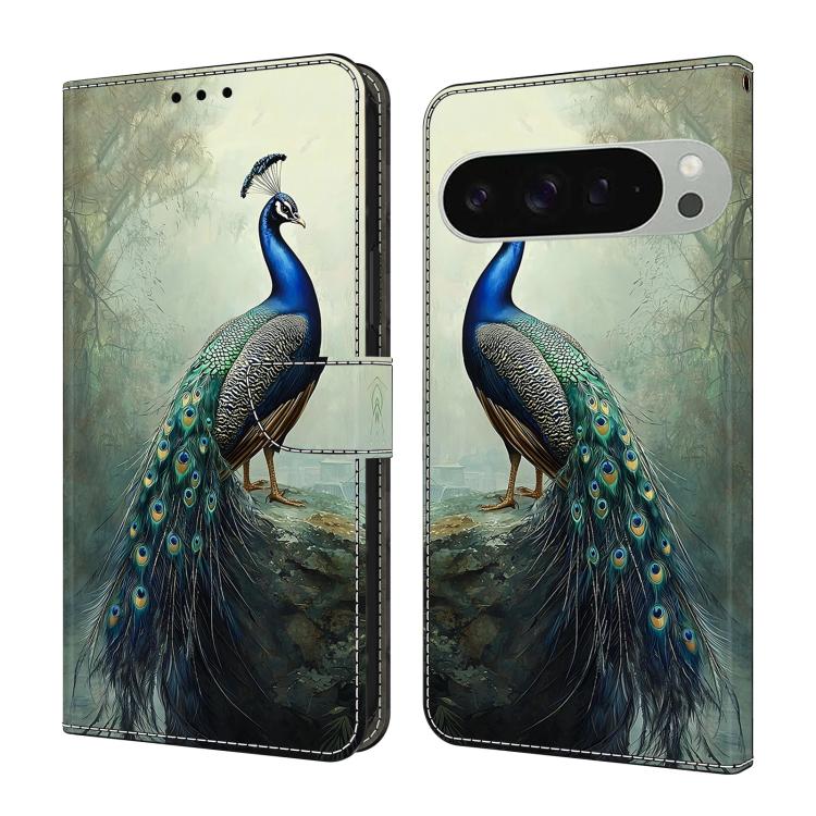 Crystal-Like Painted Vegan Leather Phone Case, For Google Pixel 10a, For Google Pixel 10 Pro XL, For Google Pixel 10