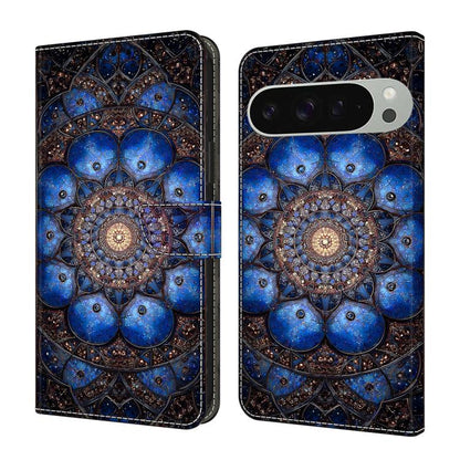 Crystal-Like Painted Vegan Leather Phone Case, For Google Pixel 10a, For Google Pixel 10 Pro XL, For Google Pixel 10