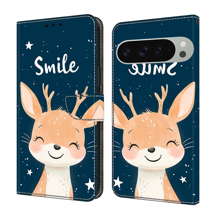 Crystal-Like Painted Vegan Leather Phone Case, For Google Pixel 10a, For Google Pixel 10 Pro XL, For Google Pixel 10