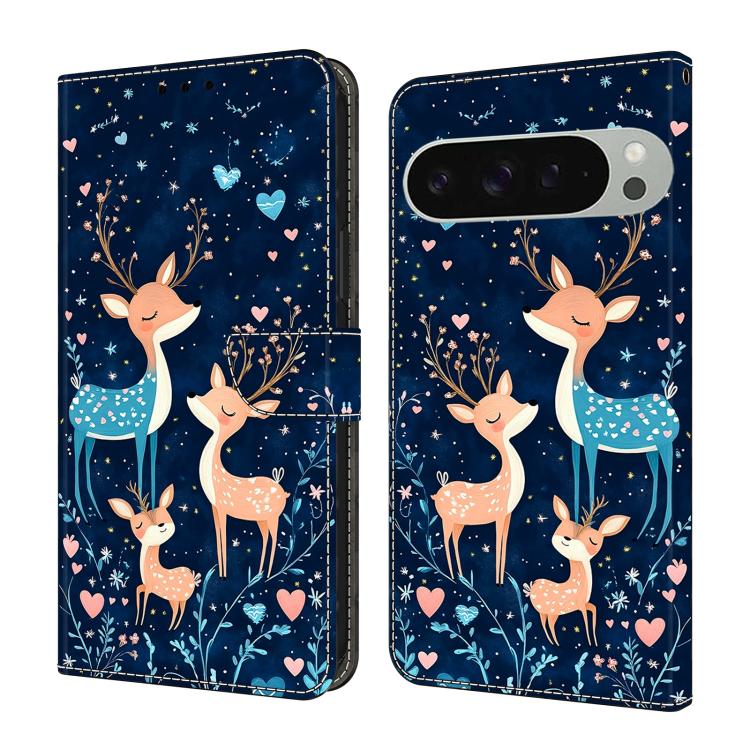 Crystal-Like Painted Vegan Leather Phone Case, For Google Pixel 10a, For Google Pixel 10 Pro XL, For Google Pixel 10