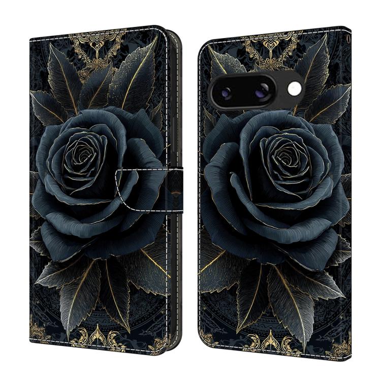 Crystal-Like Painted Vegan Leather Phone Case, For Google Pixel 9a, For Google Pixel 9 Pro XL, For Google Pixel 9