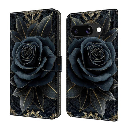 Crystal-Like Painted Vegan Leather Phone Case, For Google Pixel 9a, For Google Pixel 9 Pro XL, For Google Pixel 9