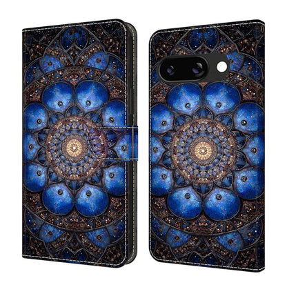 Crystal-Like Painted Vegan Leather Phone Case, For Google Pixel 9a, For Google Pixel 9 Pro XL, For Google Pixel 9