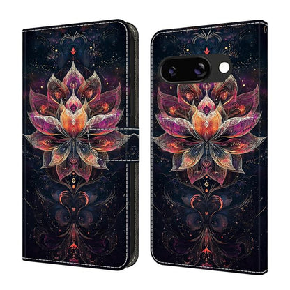 Crystal-Like Painted Vegan Leather Phone Case, For Google Pixel 9a, For Google Pixel 9 Pro XL, For Google Pixel 9