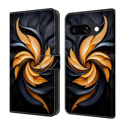 Crystal-Like Painted Vegan Leather Phone Case, For Google Pixel 9a, For Google Pixel 9 Pro XL, For Google Pixel 9