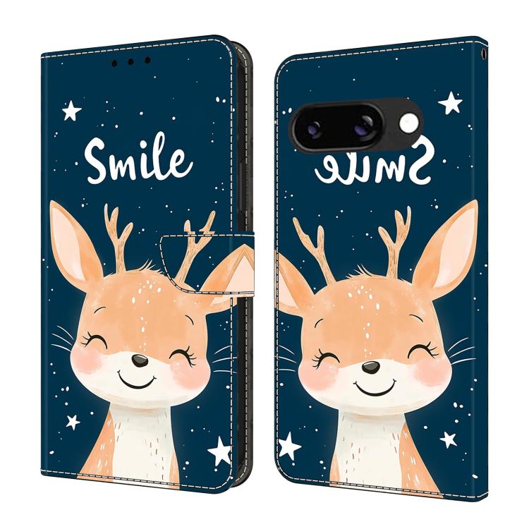 Crystal-Like Painted Vegan Leather Phone Case, For Google Pixel 9a, For Google Pixel 9 Pro XL, For Google Pixel 9
