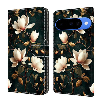 Crystal-Like Painted Vegan Leather Phone Case, For Google Pixel 10a, For Google Pixel 10 Pro XL, For Google Pixel 10