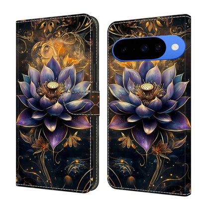 Crystal-Like Painted Vegan Leather Phone Case, For Google Pixel 10a, For Google Pixel 10 Pro XL, For Google Pixel 10
