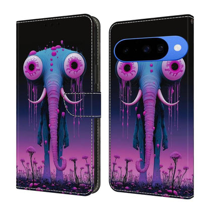 Crystal-Like Painted Vegan Leather Phone Case, For Google Pixel 10a, For Google Pixel 10 Pro XL, For Google Pixel 10