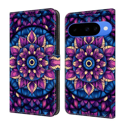 Crystal-Like Painted Vegan Leather Phone Case, For Google Pixel 10a, For Google Pixel 10 Pro XL, For Google Pixel 10