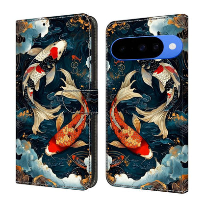 Crystal-Like Painted Vegan Leather Phone Case, For Google Pixel 10a, For Google Pixel 10 Pro XL, For Google Pixel 10