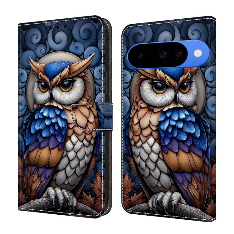 Crystal-Like Painted Vegan Leather Phone Case, For Google Pixel 10a, For Google Pixel 10 Pro XL, For Google Pixel 10