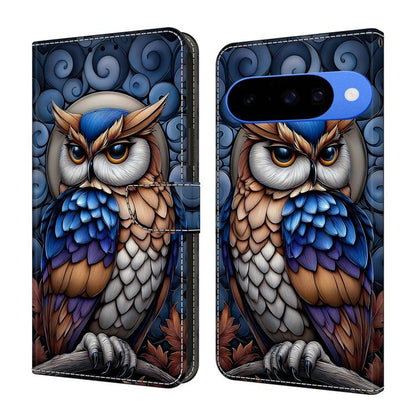 Crystal-Like Painted Vegan Leather Phone Case, For Google Pixel 10a, For Google Pixel 10 Pro XL, For Google Pixel 10