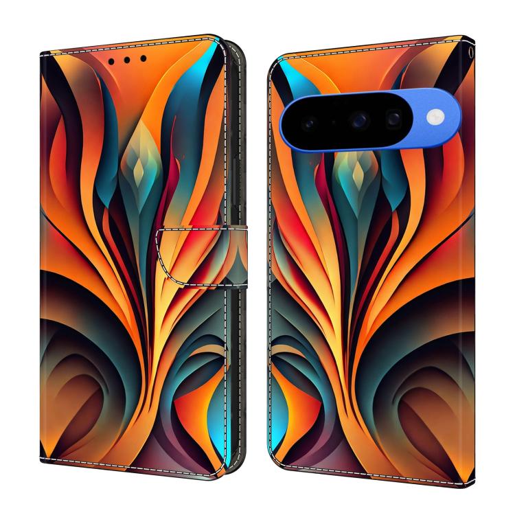 Crystal-Like Painted Vegan Leather Phone Case, For Google Pixel 10a, For Google Pixel 10 Pro XL, For Google Pixel 10