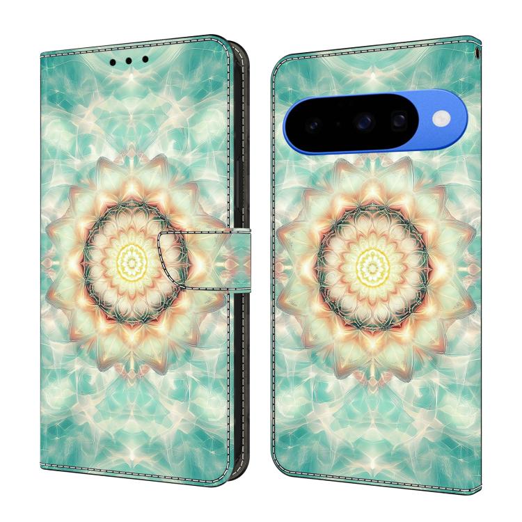 Crystal-Like Painted Vegan Leather Phone Case, For Google Pixel 10a, For Google Pixel 10 Pro XL, For Google Pixel 10