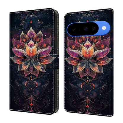 Crystal-Like Painted Vegan Leather Phone Case, For Google Pixel 10a, For Google Pixel 10 Pro XL, For Google Pixel 10