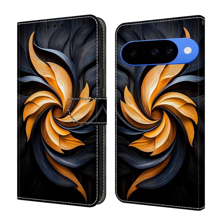 Crystal-Like Painted Vegan Leather Phone Case, For Google Pixel 10a, For Google Pixel 10 Pro XL, For Google Pixel 10