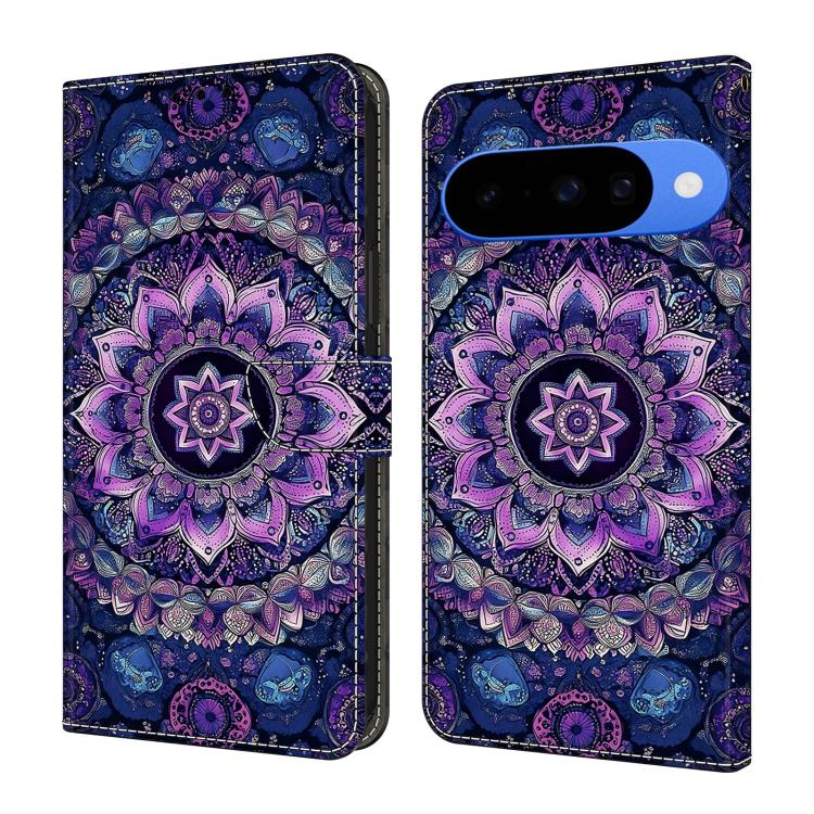 Crystal-Like Painted Vegan Leather Phone Case, For Google Pixel 10a, For Google Pixel 10 Pro XL, For Google Pixel 10