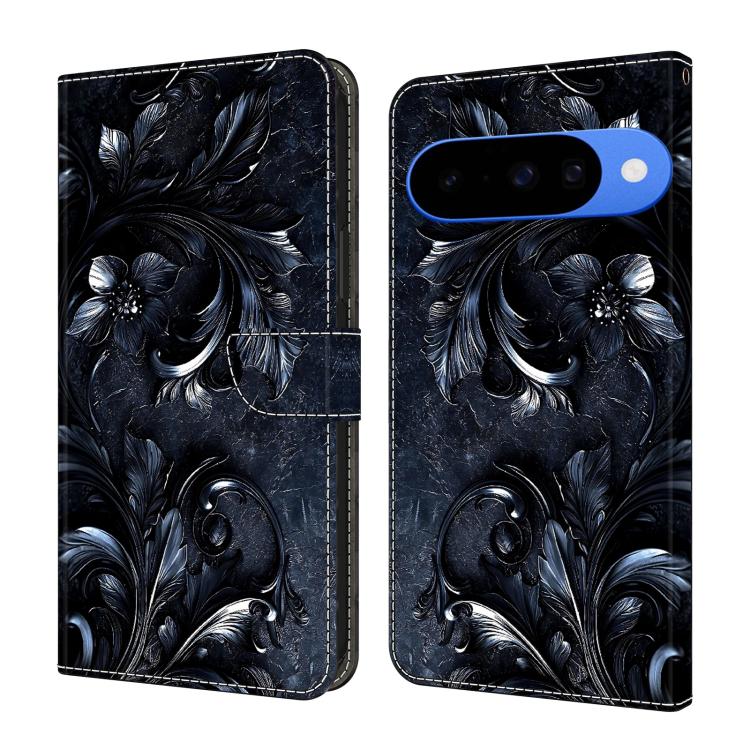 Crystal-Like Painted Vegan Leather Phone Case, For Google Pixel 10a, For Google Pixel 10 Pro XL, For Google Pixel 10