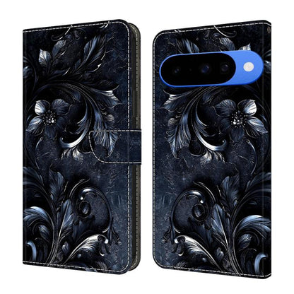 Crystal-Like Painted Vegan Leather Phone Case, For Google Pixel 10a, For Google Pixel 10 Pro XL, For Google Pixel 10