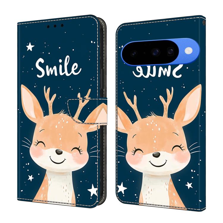 Crystal-Like Painted Vegan Leather Phone Case, For Google Pixel 10a, For Google Pixel 10 Pro XL, For Google Pixel 10