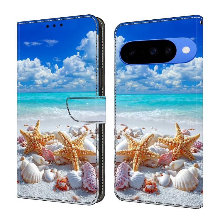 Crystal-Like Painted Vegan Leather Phone Case, For Google Pixel 10a, For Google Pixel 10 Pro XL, For Google Pixel 10