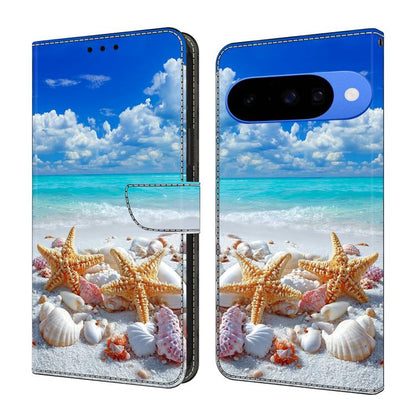 Crystal-Like Painted Vegan Leather Phone Case, For Google Pixel 10a, For Google Pixel 10 Pro XL, For Google Pixel 10