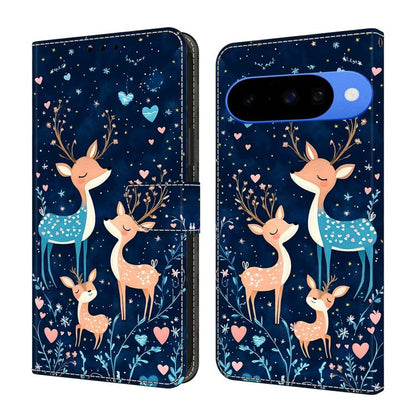 Crystal-Like Painted Vegan Leather Phone Case, For Google Pixel 10a, For Google Pixel 10 Pro XL, For Google Pixel 10